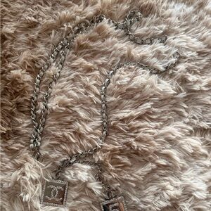 CHANEL vintage Silver Chain Belt
